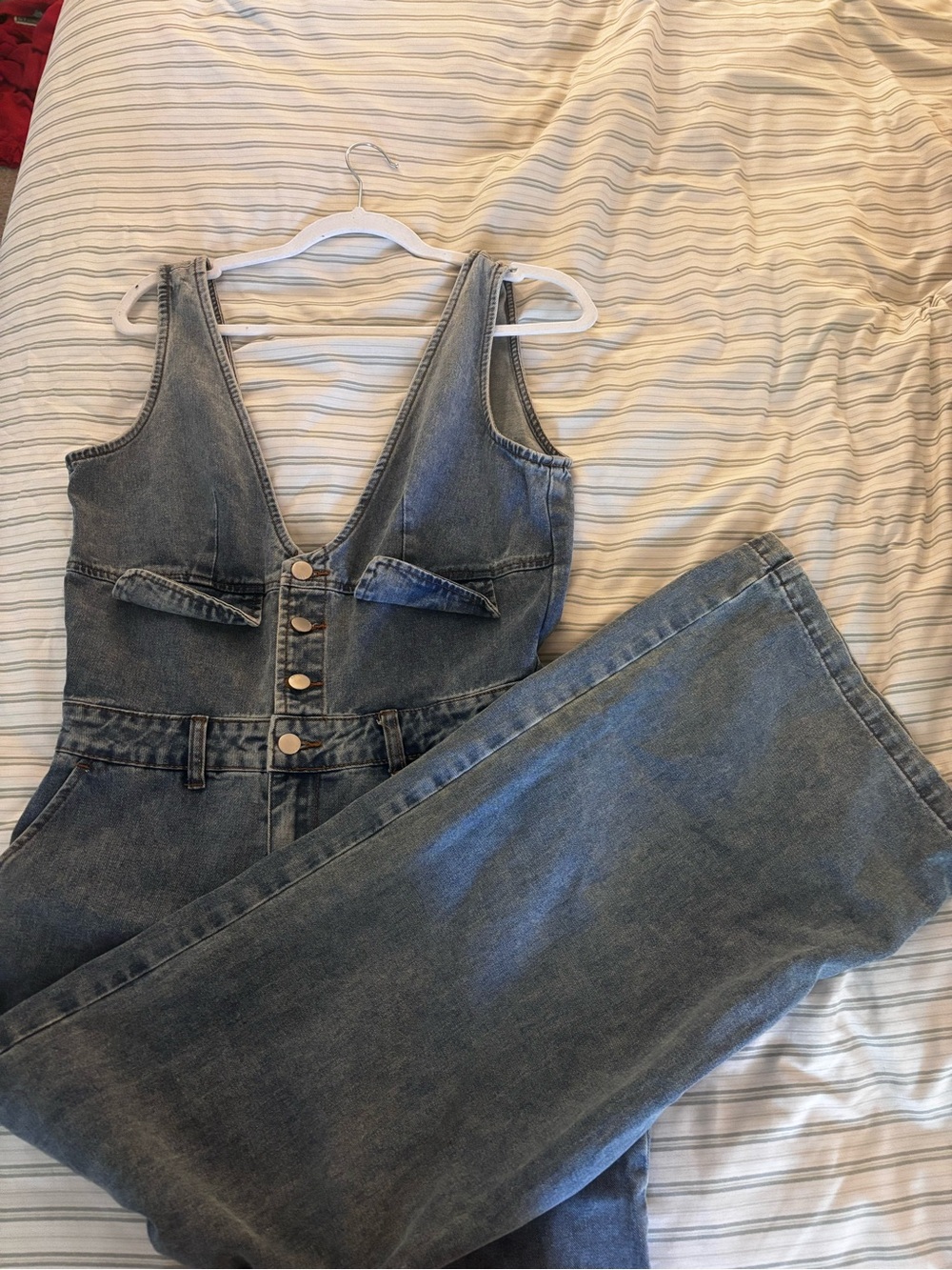 Denim Romper